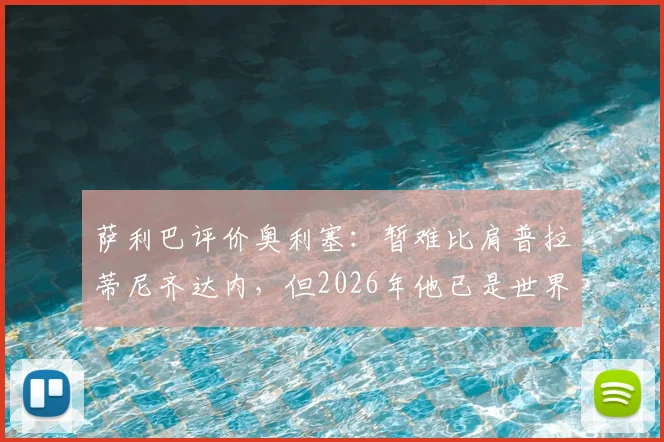 萨利巴评价奥利塞:暂难比肩普拉蒂尼齐达内,但2026年他已是世界级中场,差距与潜力全解析